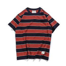 Khaki Prisoner Stripe T-shirt