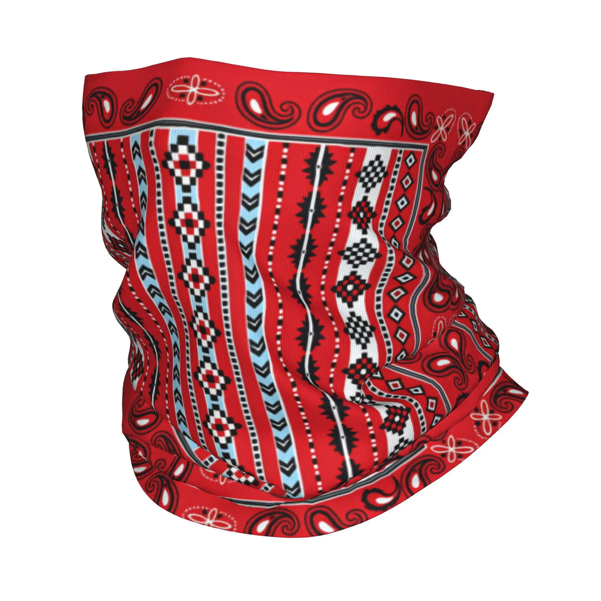 Red Flame Spandex Bandana  Fashion Balaclava Summer Riding Fishing Protection Cycling Mask Breathable Tactical Mask