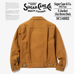 SUGAR CANE 1953 Type 2 – Brun canvasjacka 13 oz