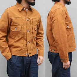 SUGAR CANE 1953 Type 2 – Brun canvasjacka 13 oz