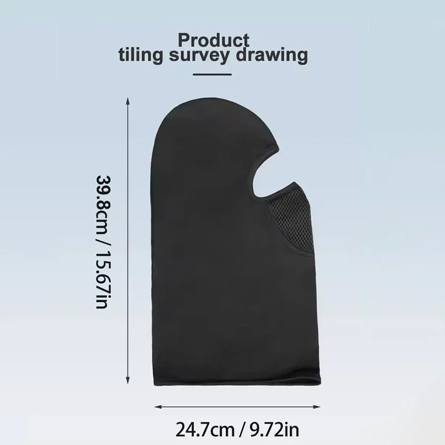 ISGTFRM Motorcycle Riding Mask Wind Protection And Warmth Breathable Full Face Mask Balaclava Hat Scarf Hood Moto Biker Wind Cap