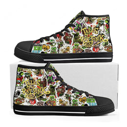 Tales Of The Rat Fink High Top Sneakers Mens Womens High Quality Canvas Sneaker Anime Cartoon Casual Custom Made Shoes