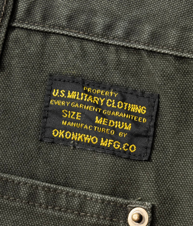 100% Cotton 12oz Vintage Men's 01 Lumberjack Work Pants - Amekaji Wabash Striped Denim Overalls / Canvas Work Trousers OKONKWO