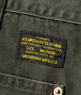 100% Cotton 12oz Vintage Men's 01 Lumberjack Work Pants - Amekaji Wabash Striped Denim Overalls / Canvas Work Trousers OKONKWO