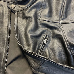 Genuine Cowhide Jacket for Men Streetwear 2026 Spring Classic Stand Collar Leather Jacket, Short Slim Fit Biker Style,