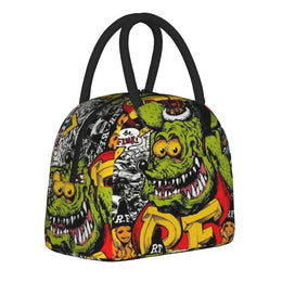 Rat Fink Accessories Insulated Lunch Bag For Outdoor  Food Storage Bag Reusable Thermal Cooler Bento Box