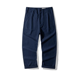 American Vintage OG-107 Trousers for Men 100% Cotton Washed Sateen Heavyweight Workwear Cargo Pants "Bread Loaf" Fatigue Pants