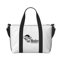 Hot Rods Motorcycles Racing Gas Monkeys Garage Beach Travel Bag  Tote Bags for Gym Sport Women Shopping Duffle Shoulder Bag