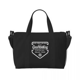 Hot Rods Motorcycles Racing Gas Monkeys Garage Beach Travel Bag  Tote Bags for Gym Sport Women Shopping Duffle Shoulder Bag