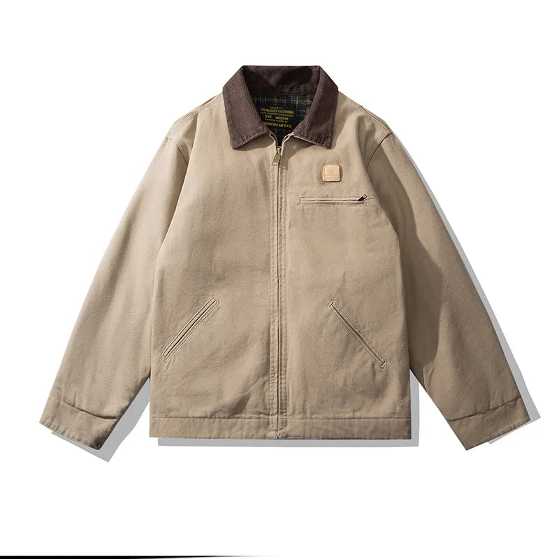 OKONKWO Detroit Jacket Santa Fe J97 Interstellar Heavyweight 100% Cotton 16oz Canvas Heavyweight Jacket American Vintage Casual