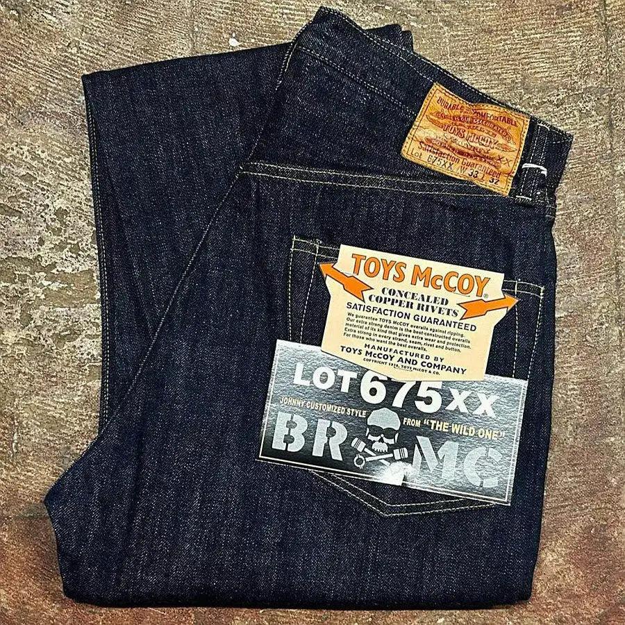 TOYS McCOY Limited 675XX Biker INDIGO Jeans