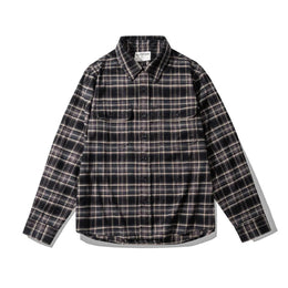 Brushed Plaid Work Shirt