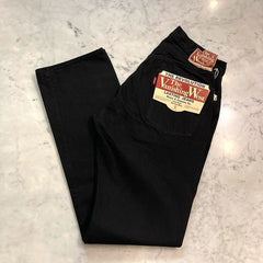 FREEWHEELERS & CO Lot 601 14oz Red Ear Black 1951s Jeans