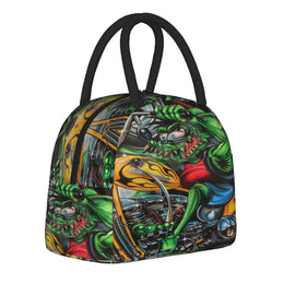 Rat Fink Accessories Insulated Lunch Bag For Outdoor  Food Storage Bag Reusable Thermal Cooler Bento Box