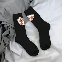 All Seasons Pin Up Garage Retro Rockabilly Design Socks Harajuku Crew Socks Super Soft Stockings Men Women Valentine's Day Gifts