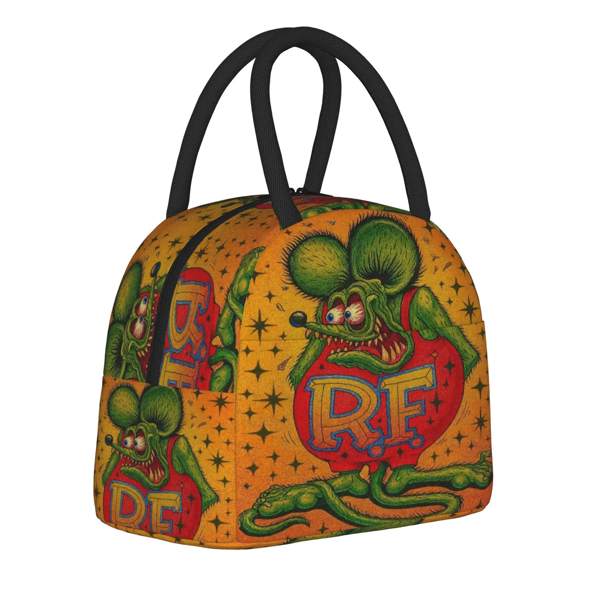 Rat Fink Accessories Insulated Lunch Bag For Outdoor  Food Storage Bag Reusable Thermal Cooler Bento Box