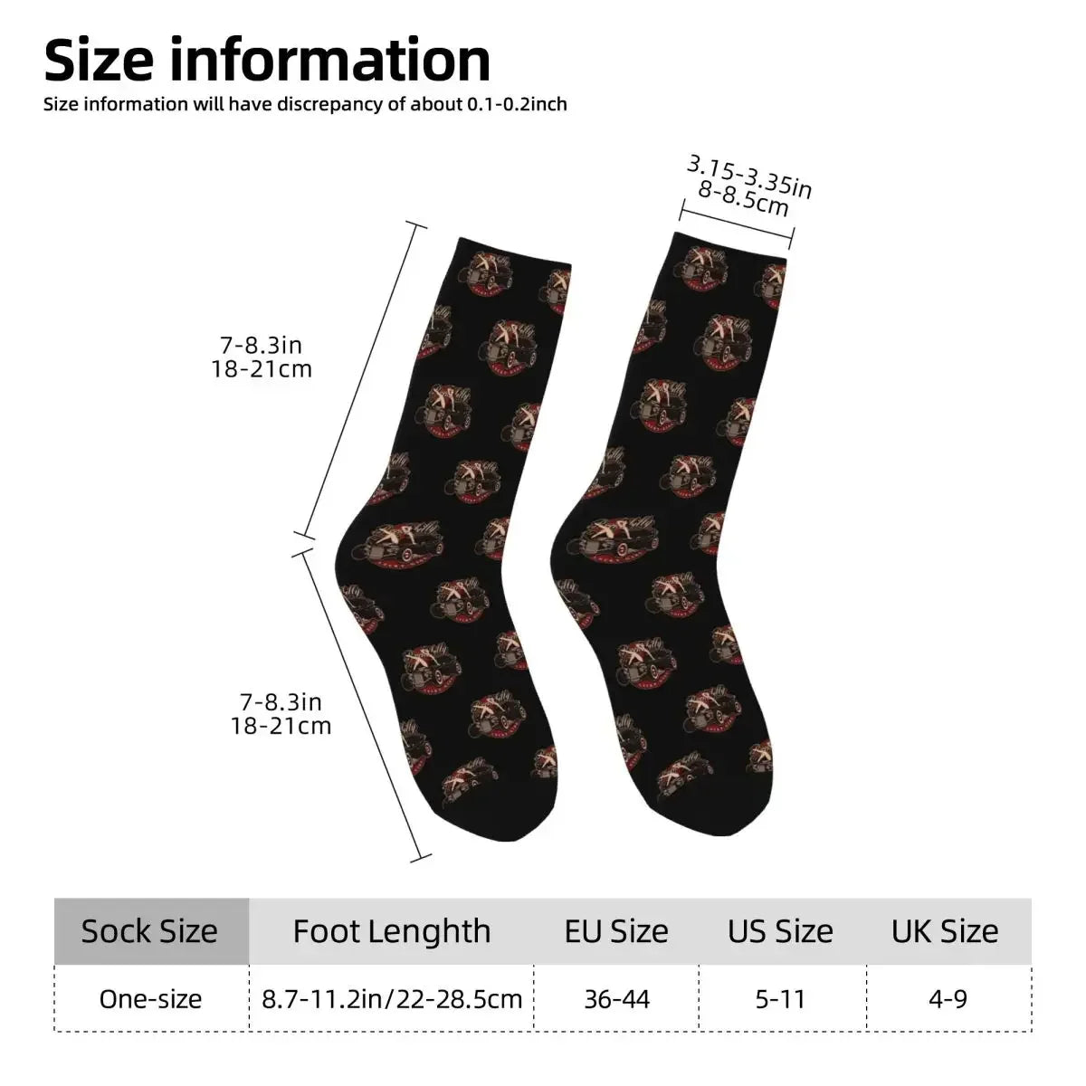 Rockabilly Hot Rod Pin Up Socks Harajuku Sweat Absorbing Stockings All Season Long Socks for Unisex Valentine's Day Gifts