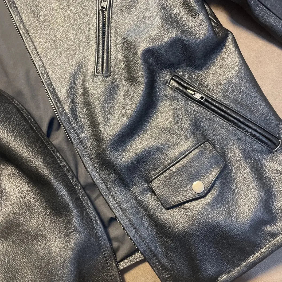 Genuine Cowhide Jacket for Men Streetwear 2026 Spring Classic Stand Collar Leather Jacket, Short Slim Fit Biker Style,
