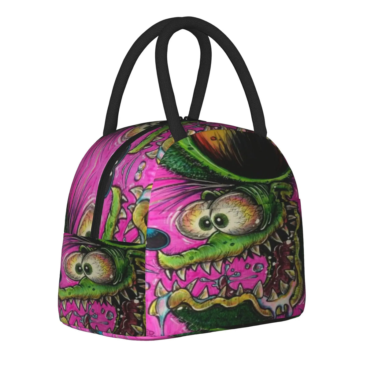 Rat Fink Accessories Insulated Lunch Bag For Outdoor  Food Storage Bag Reusable Thermal Cooler Bento Box