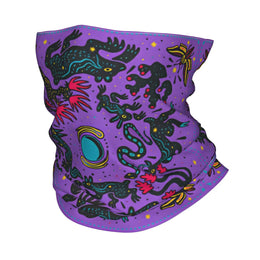 Red Flame Spandex Bandana  Fashion Balaclava Summer Riding Fishing Protection Cycling Mask Breathable Tactical Mask