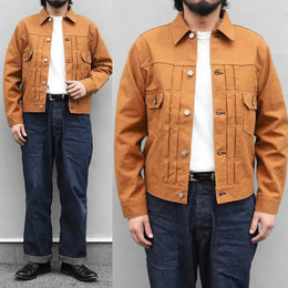 SUGAR CANE 1953 Type 2 – Brun canvasjacka 13 oz