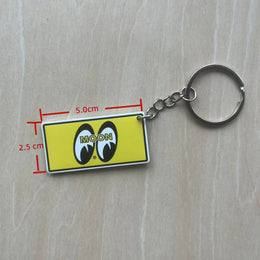 Motor Motorcycle Keychain Moon Mooneyes Rat Fink Ratfink Bag charms Metal Key Chain Ring Keychains for man
