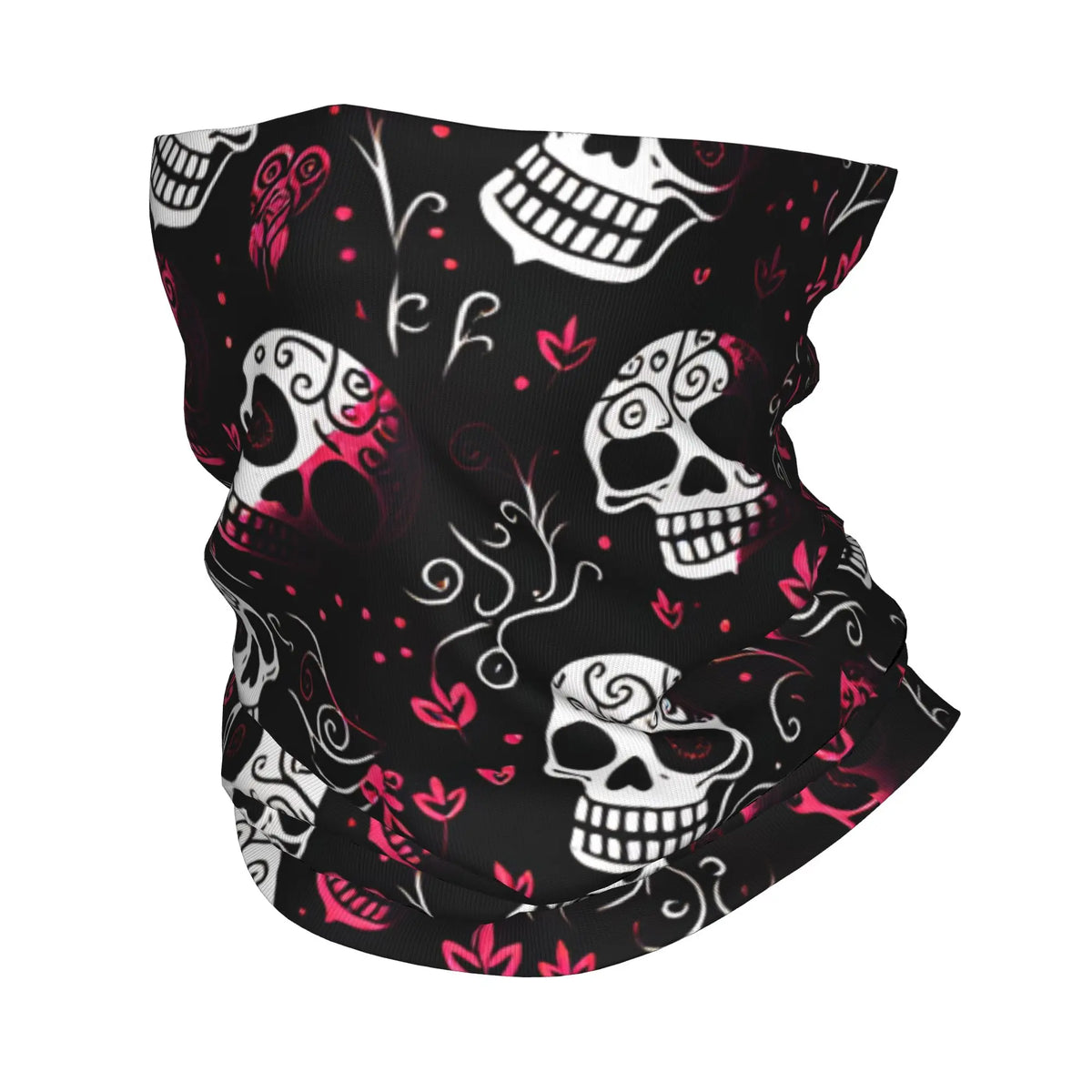 Red Flame Spandex Bandana  Fashion Balaclava Summer Riding Fishing Protection Cycling Mask Breathable Tactical Mask