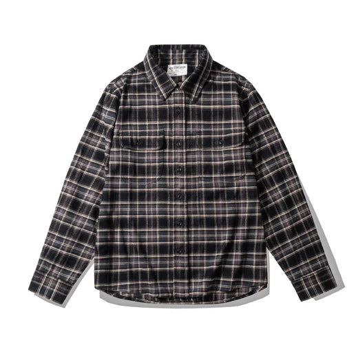 Brushed Plaid Work Shirt