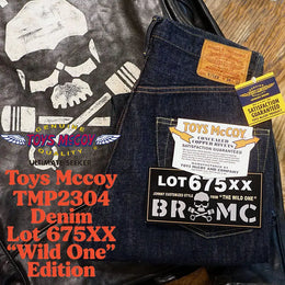 TOYS McCOY Limited 675XX Biker INDIGO Jeans