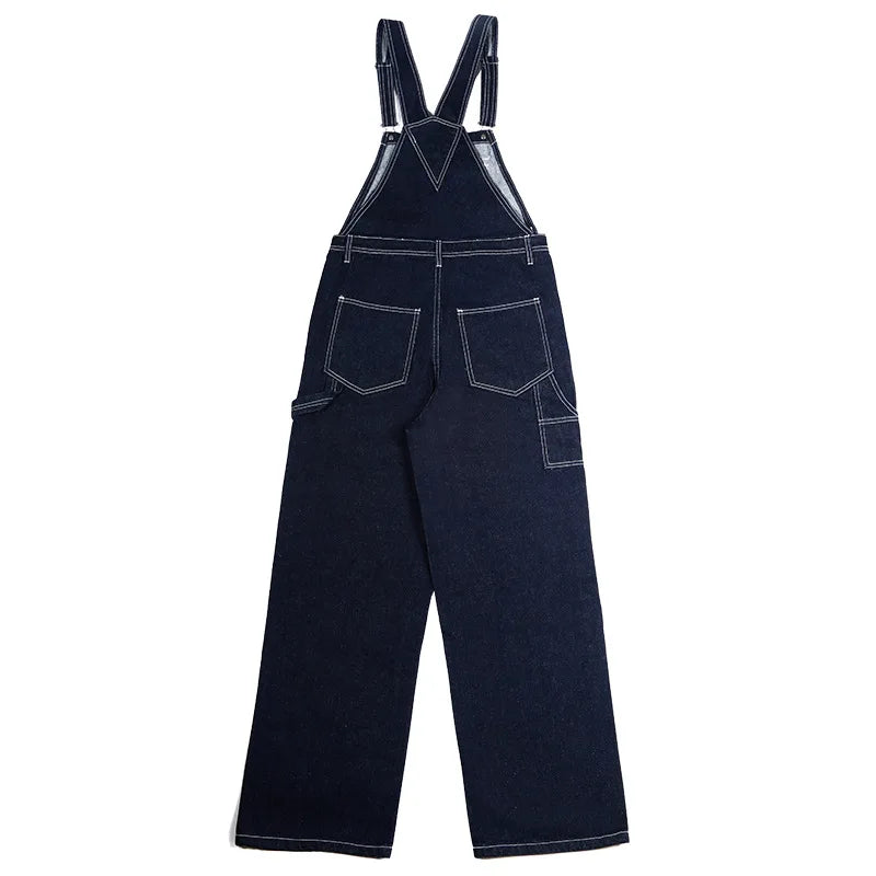 Raw Denim Bib Overalls