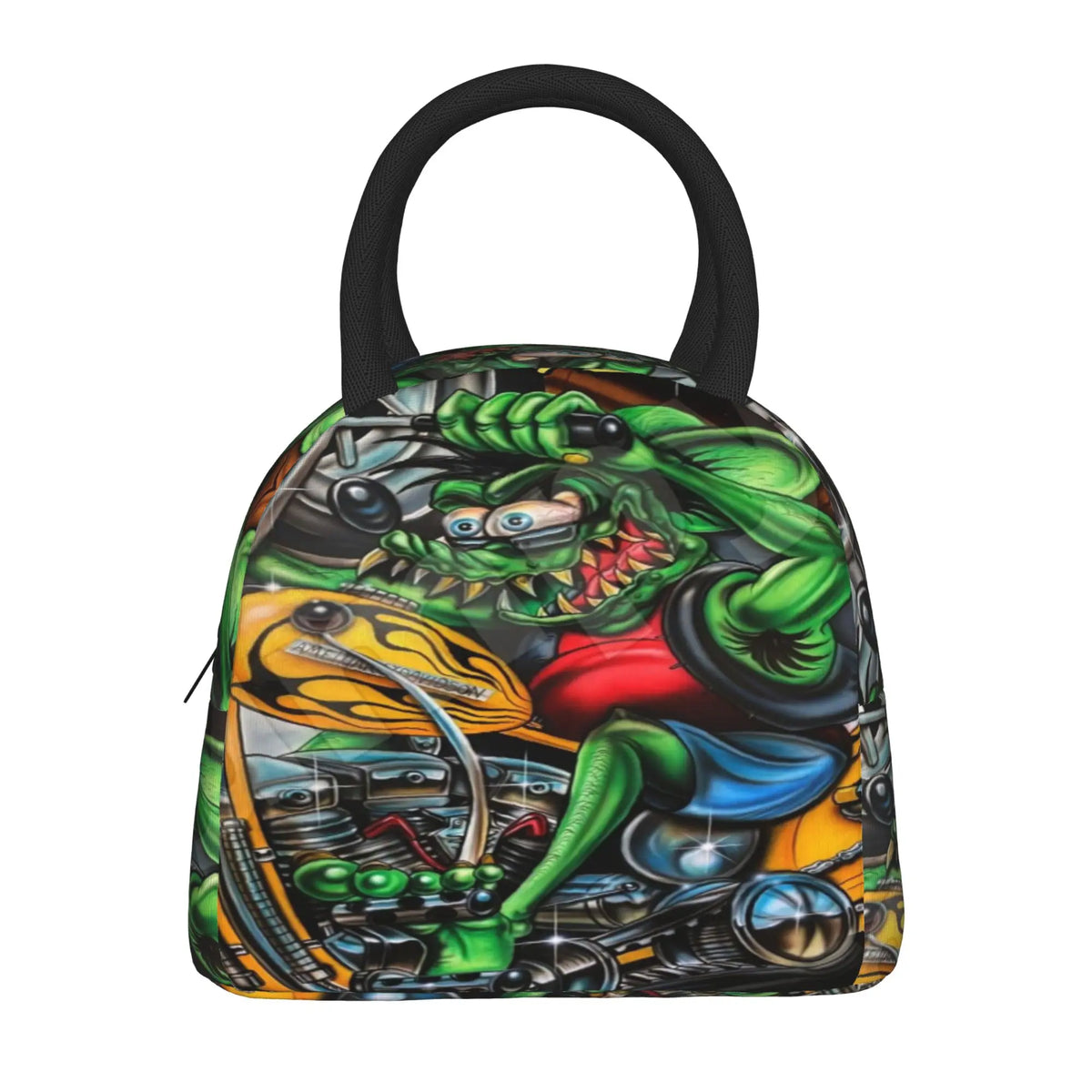 Rat Fink Accessories Insulated Lunch Bag For Outdoor  Food Storage Bag Reusable Thermal Cooler Bento Box