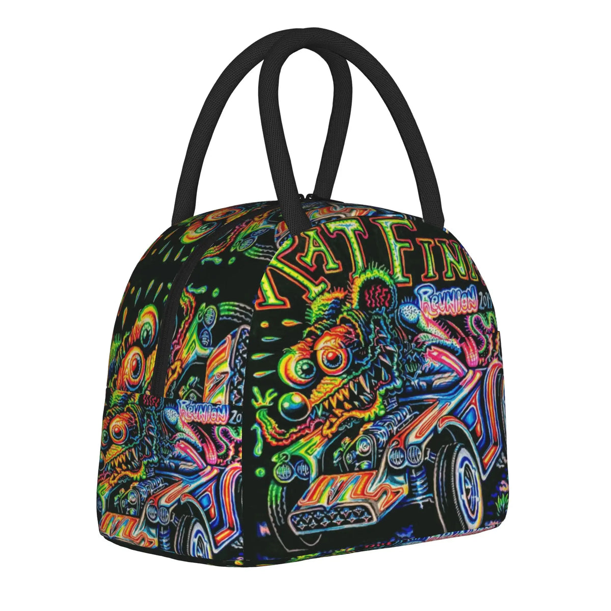 Rat Fink Accessories Insulated Lunch Bag For Outdoor  Food Storage Bag Reusable Thermal Cooler Bento Box