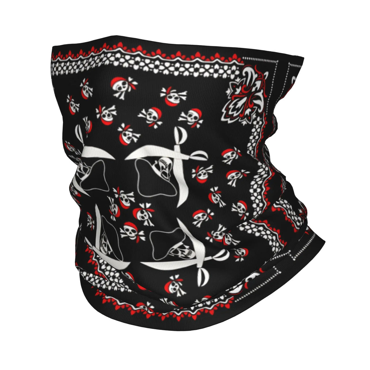 Red Flame Spandex Bandana  Fashion Balaclava Summer Riding Fishing Protection Cycling Mask Breathable Tactical Mask