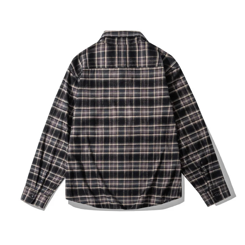 Brushed Plaid Work Shirt