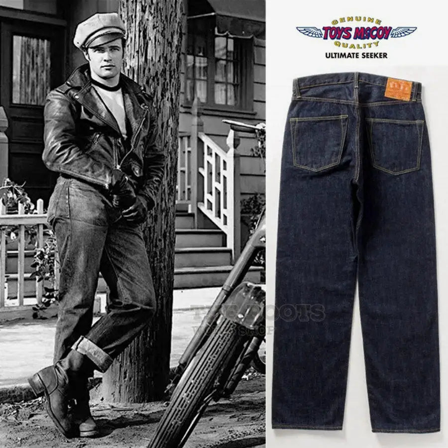 TOYS McCOY Limited 675XX Biker INDIGO Jeans
