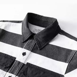 16 oz Prisoner Stripe Jacka