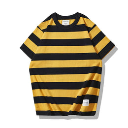 Khaki Prisoner Stripe T-shirt