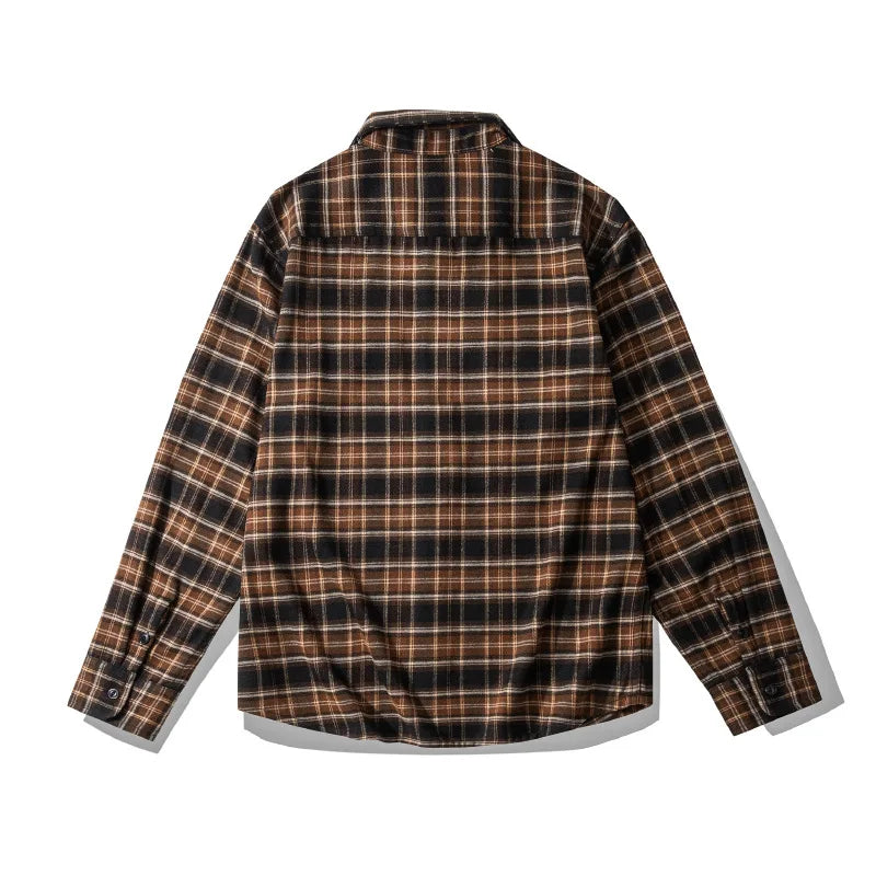 Brushed Plaid Work Shirt