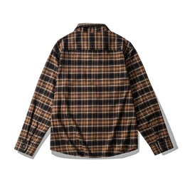 Brushed Plaid Work Shirt