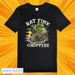 Rat Fink Choppers T-Shirt Ed Big Daddy Roth Tee Size S-5XL