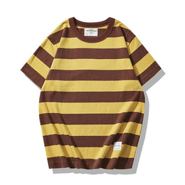 Khaki Prisoner Stripe T-shirt