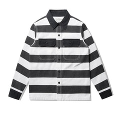 16 oz Prisoner Stripe Jacka