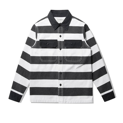 16 oz Prisoner Stripe Jacka