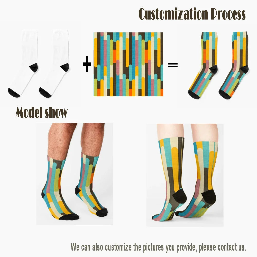 Pin Up Girl Rockabilly Music Hot Rod Sock Hop Rocker Vintage Classic Rock And Roll Socks Black Socks Women Christmas Gift Custom