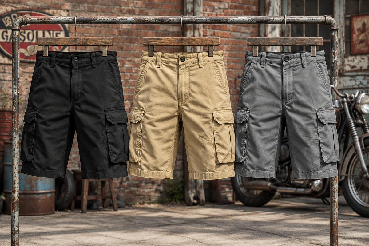Vintage Cargo Shorts Multi Pocket